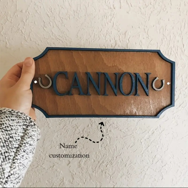 Personalized Horse Name Plaque 