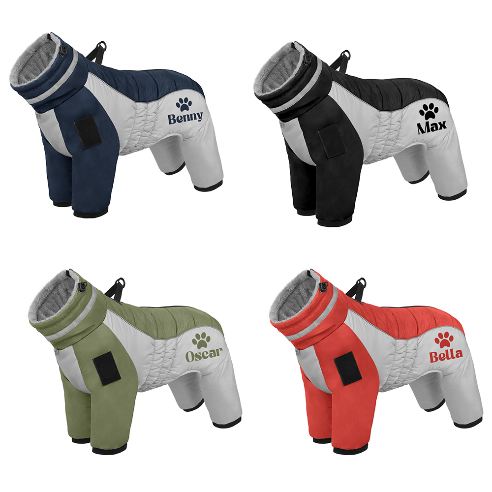 Personalized Pet Winter Warm Windproof Puffer Jacket