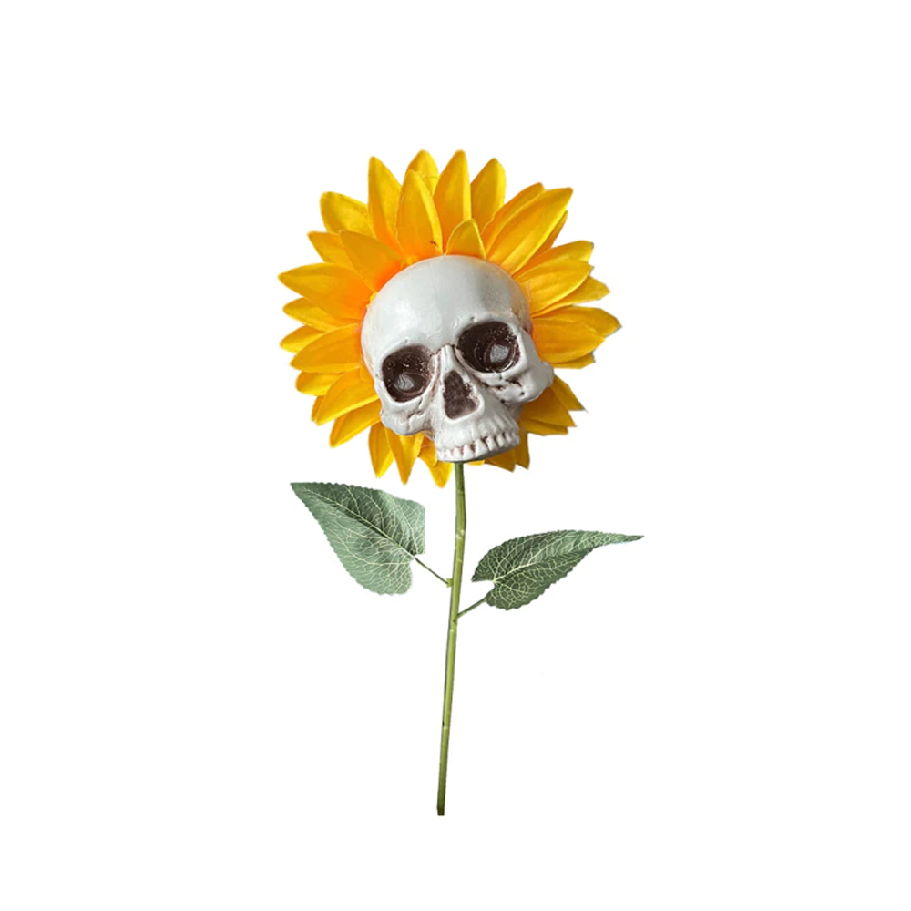 Sunflower Skull