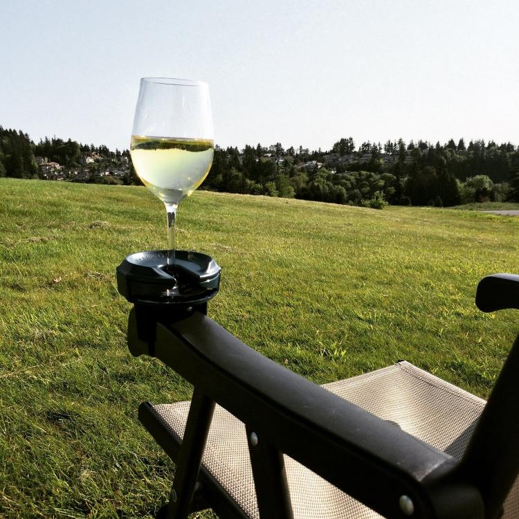 Outdoor Wine Glass Holder