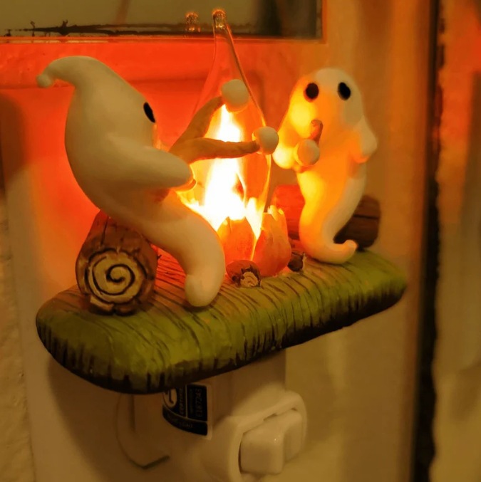 2024 Ghost Campfire Flickering Nightlight