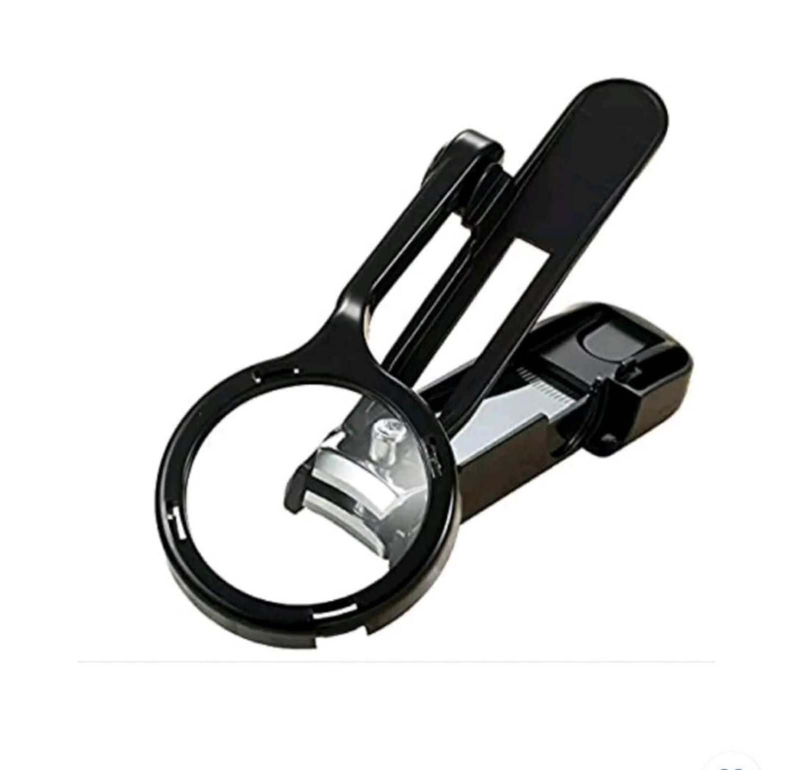 OMUDA Stainless steel nail cliper / cutter with magnifying Glass x 1