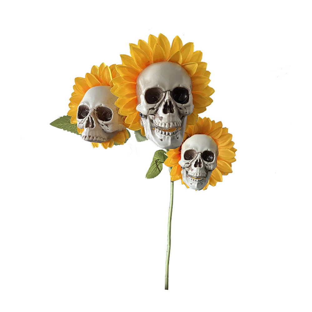 Sunflower Skull