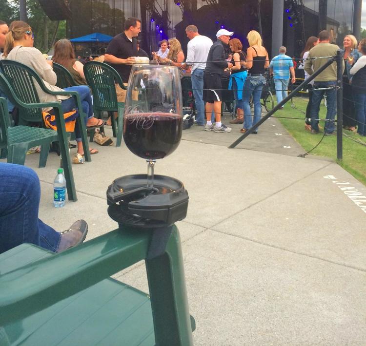 Outdoor Wine Glass Holder