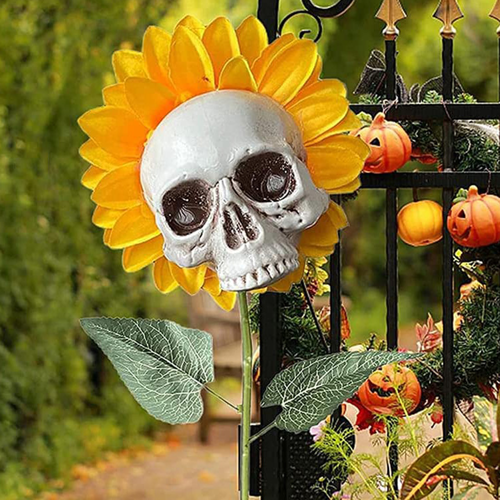 Sunflower Skull