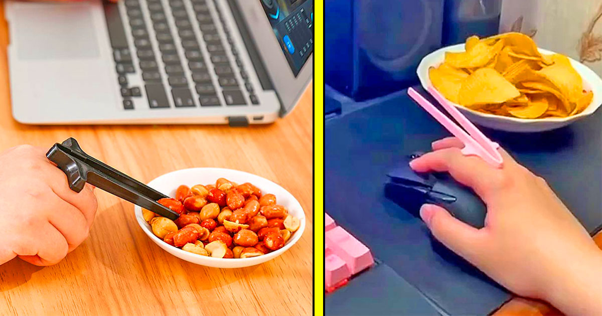 Chip and Cheeto Grabber Finger Chopsticks