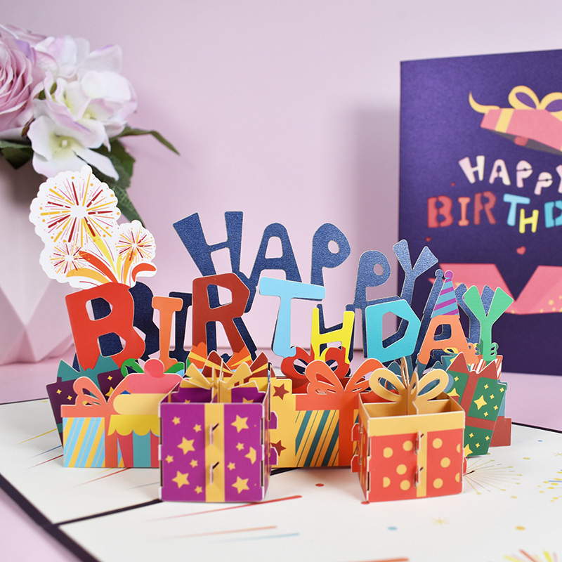 Birthday Card, 3D Pop Up Happy Birthday Card