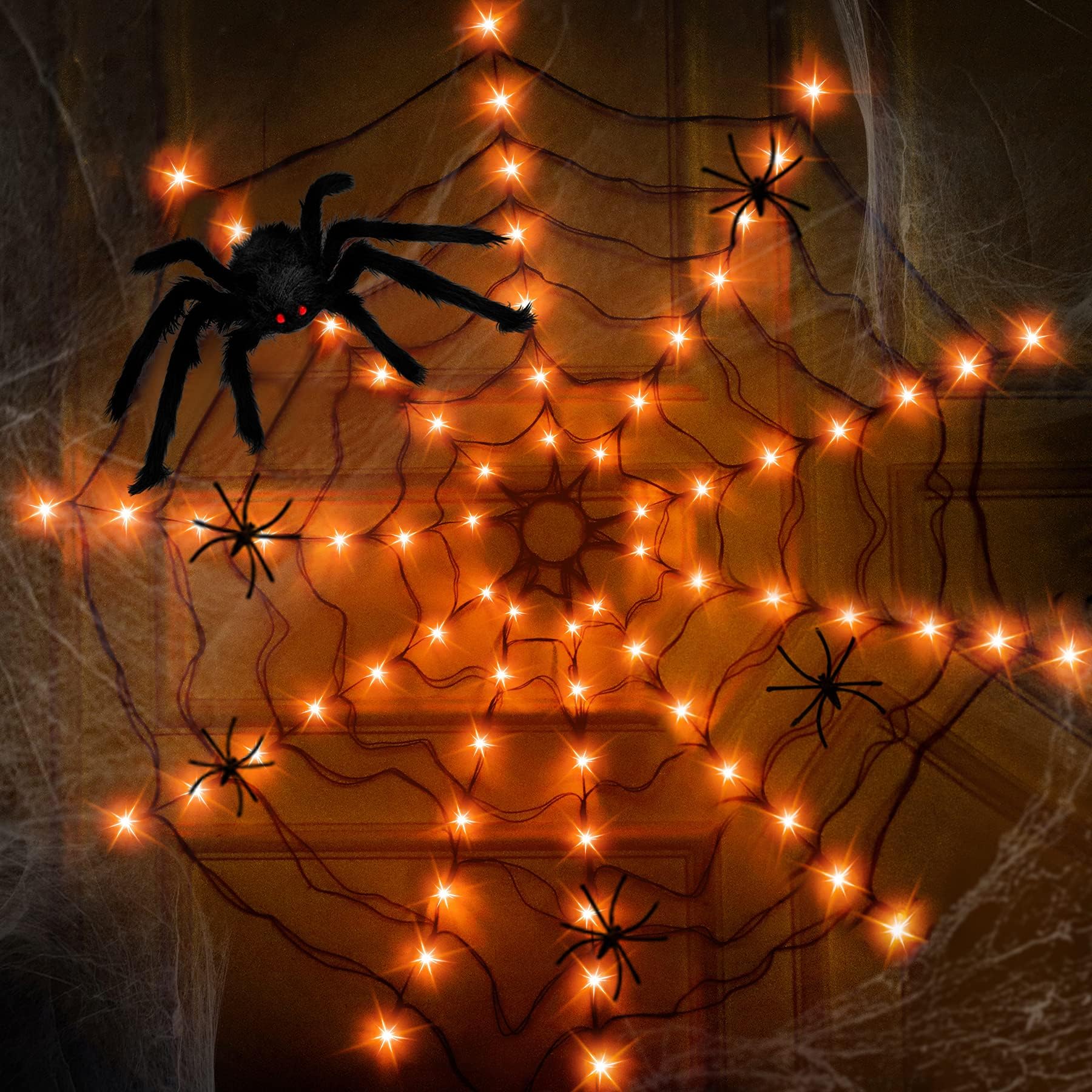  Halloween Outdoor Decorations Hairy Spider