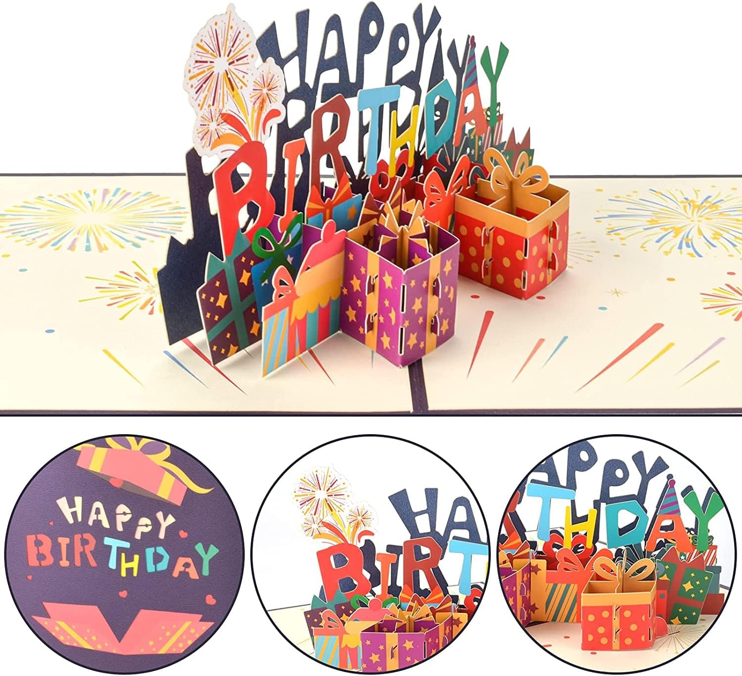 Birthday Card, 3D Pop Up Happy Birthday Card
