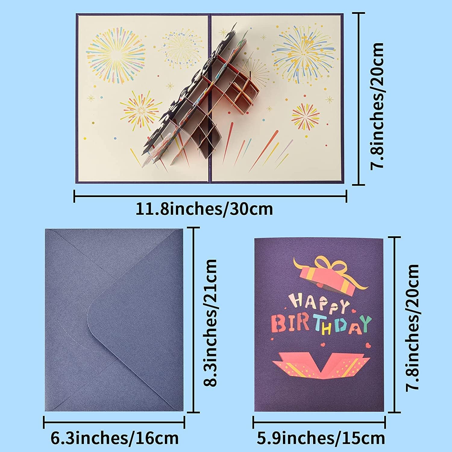 Birthday Card, 3D Pop Up Happy Birthday Card