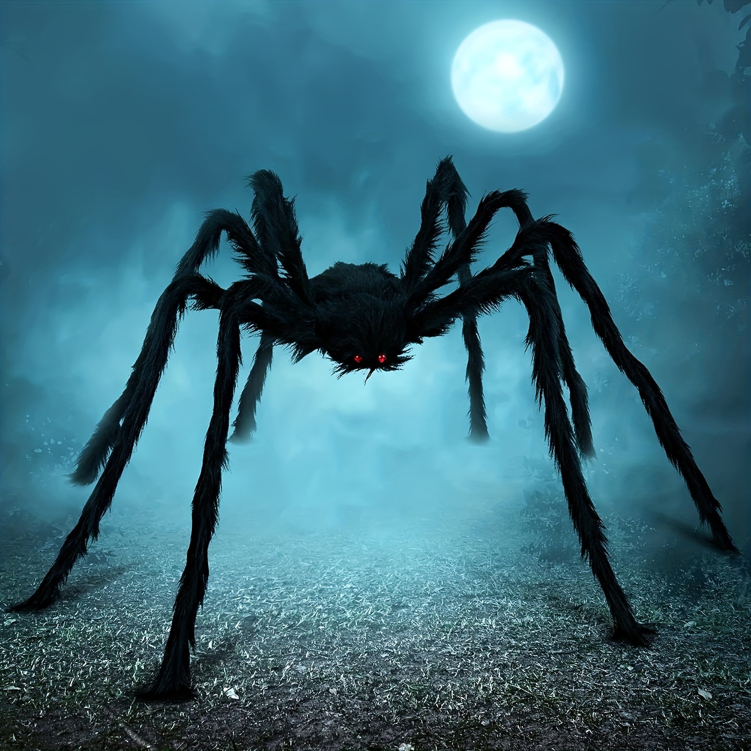  Halloween Outdoor Decorations Hairy Spider