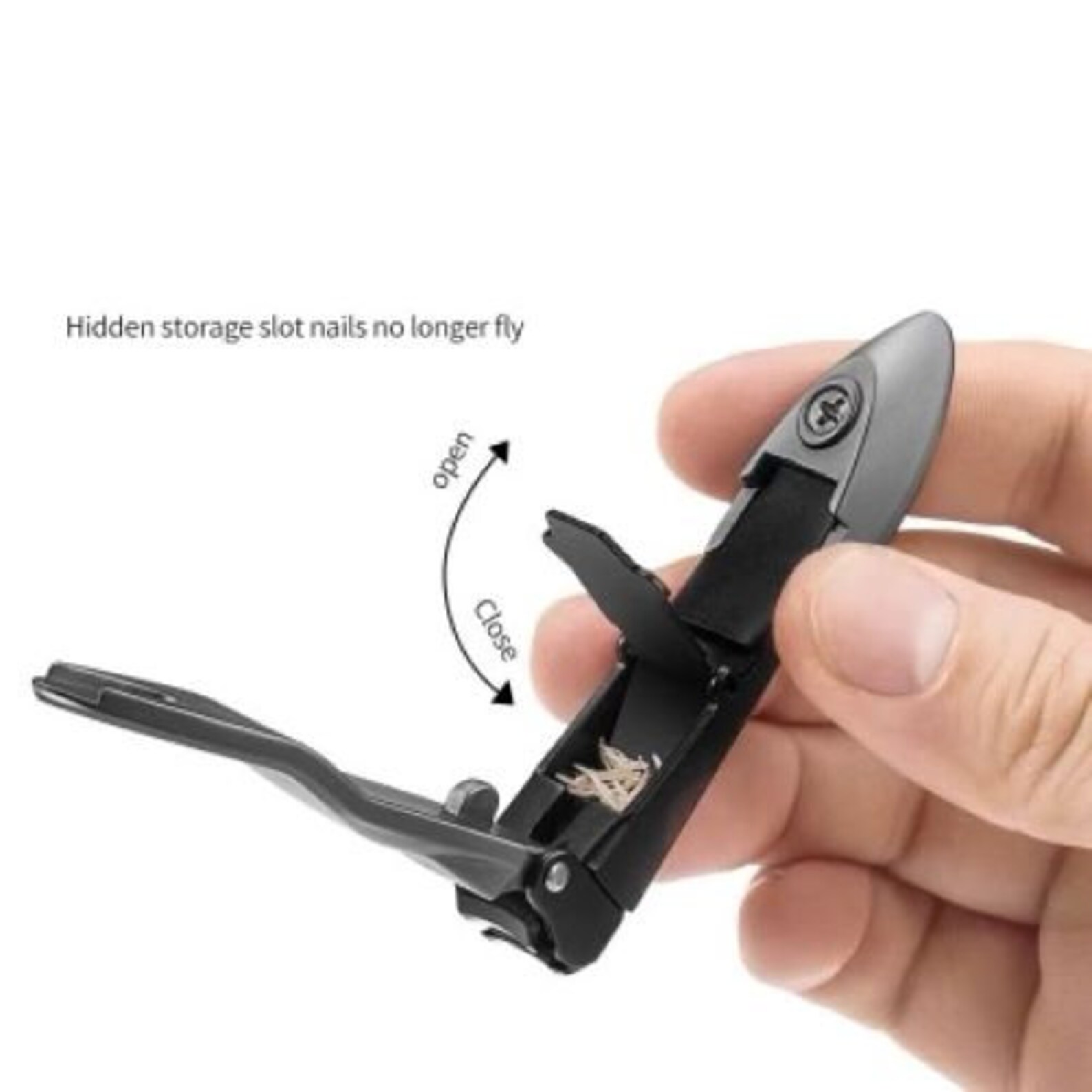 Nail Clipper with Storage Catcher