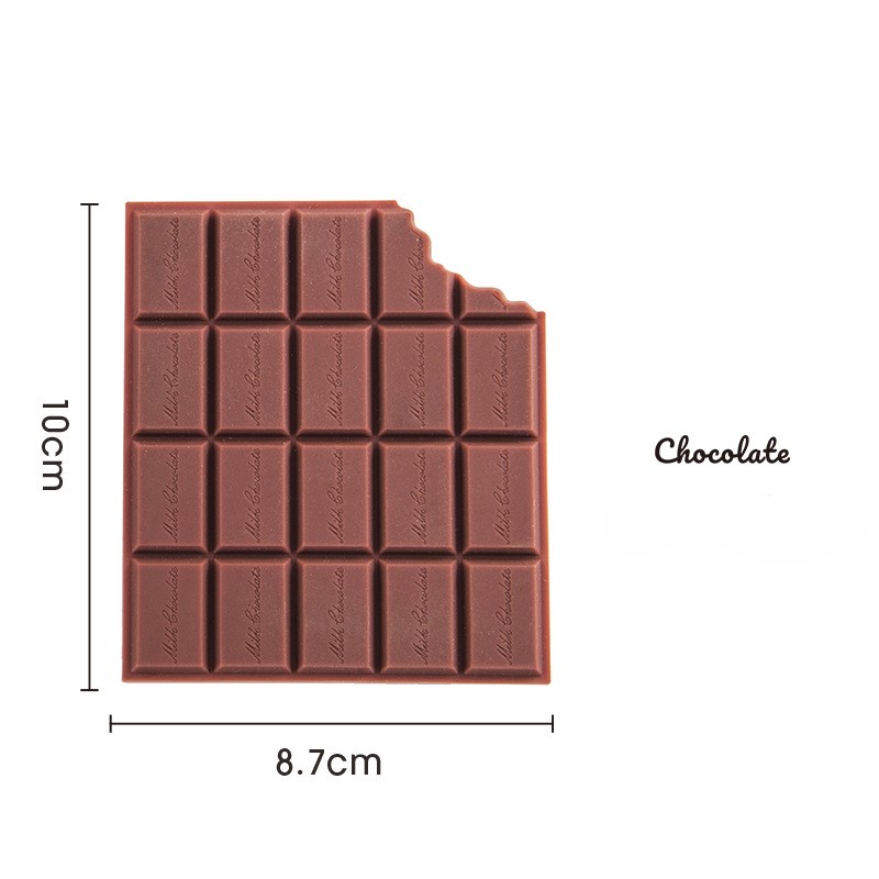 Cute Scented Pocket Notebook Mini Notepad, Shaped like Chocolate or Biscuits