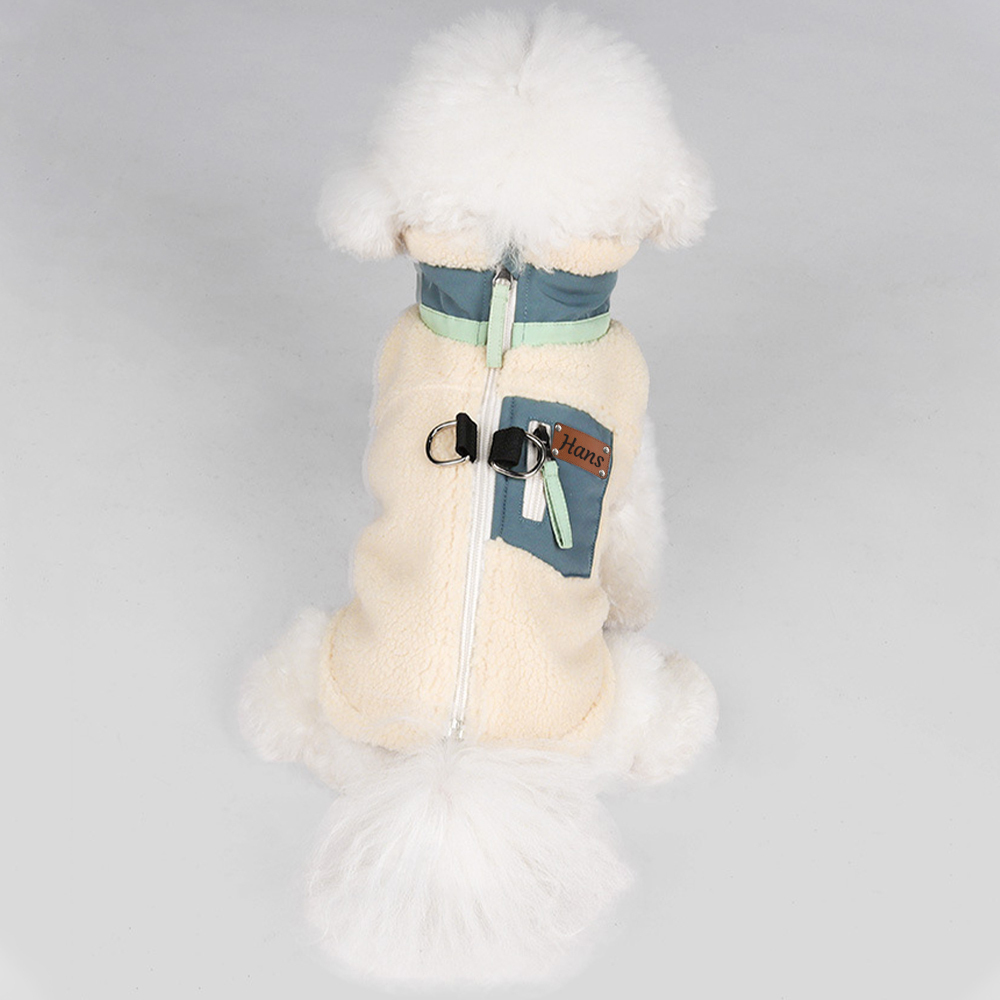 Personalized Leather Patch Pets Color Sweatshirts