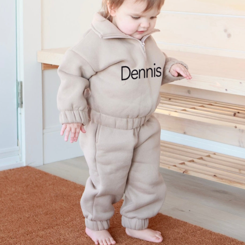 Personalized 1/4 Zip Ultra Soft Lounge Set