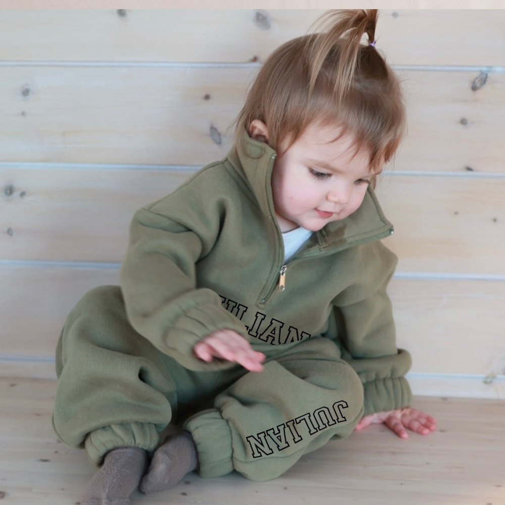 Personalized 1/4 Zip Ultra Soft Lounge Set