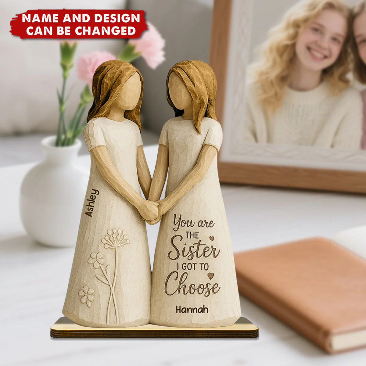 Personalized Celebrates Friendships Sisters Keepsake