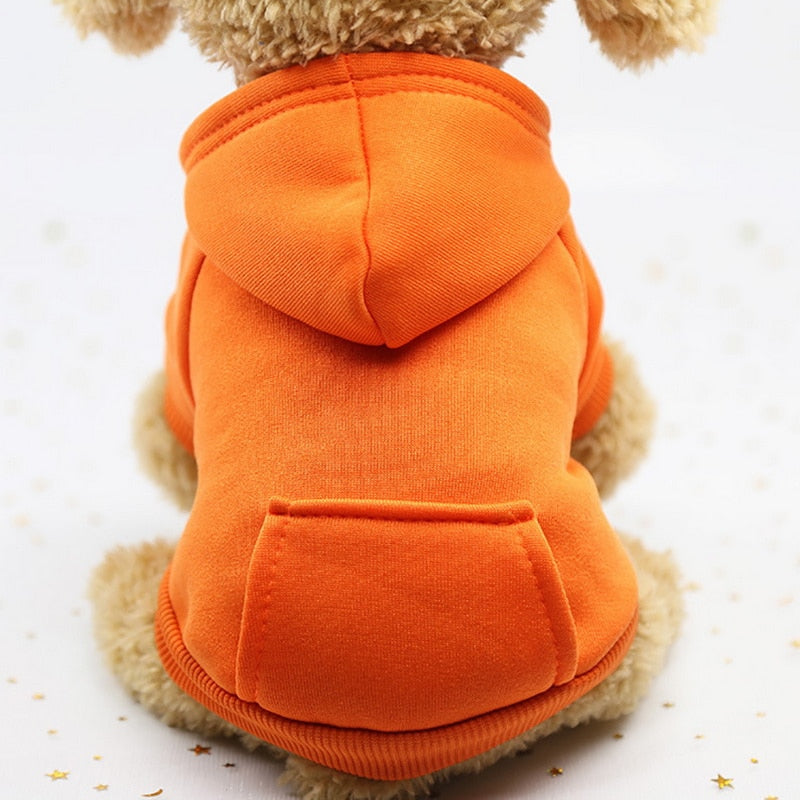 Dog Warm Hoodie Pocket Sweaters