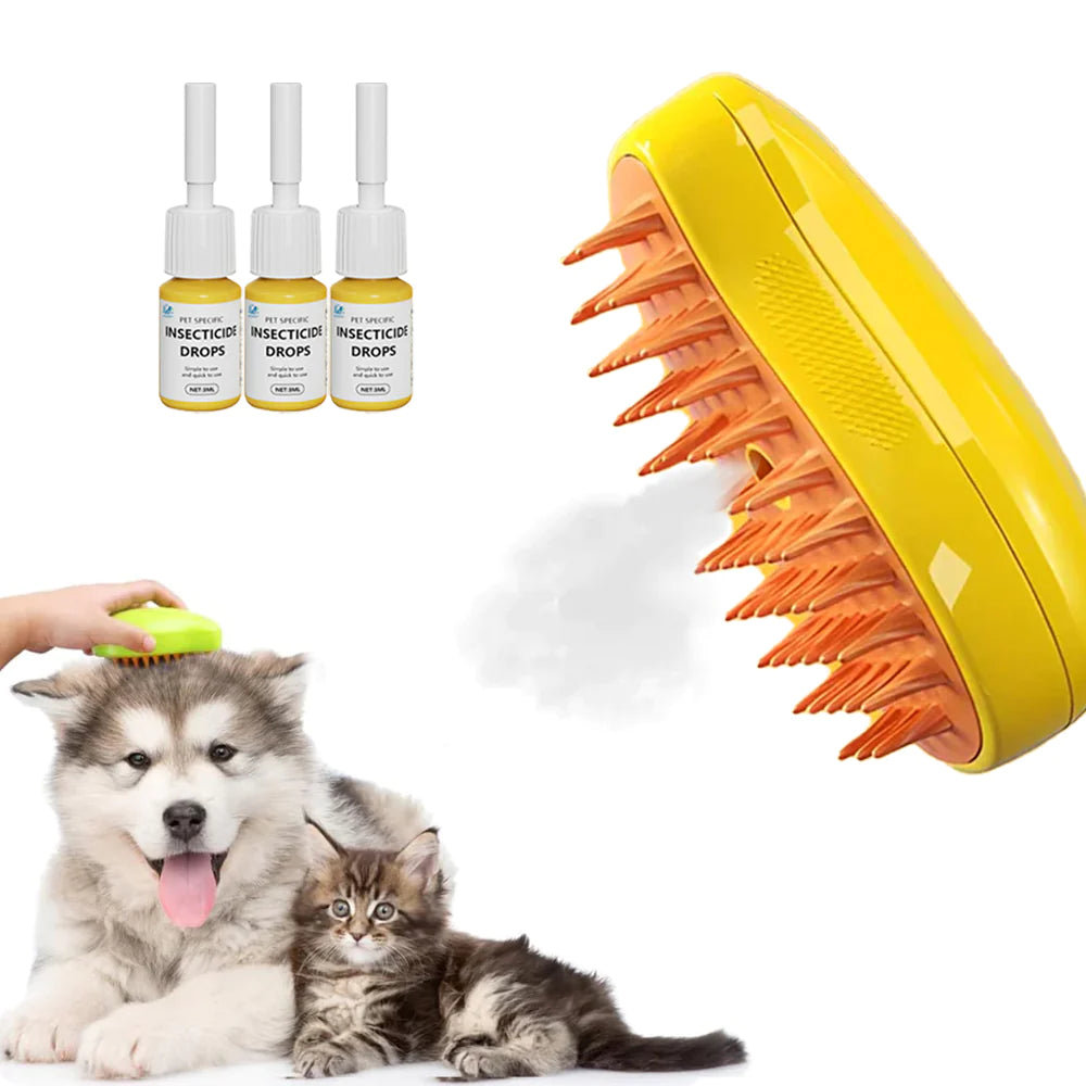 Cozyk Rechargeable Steam Pet Brush