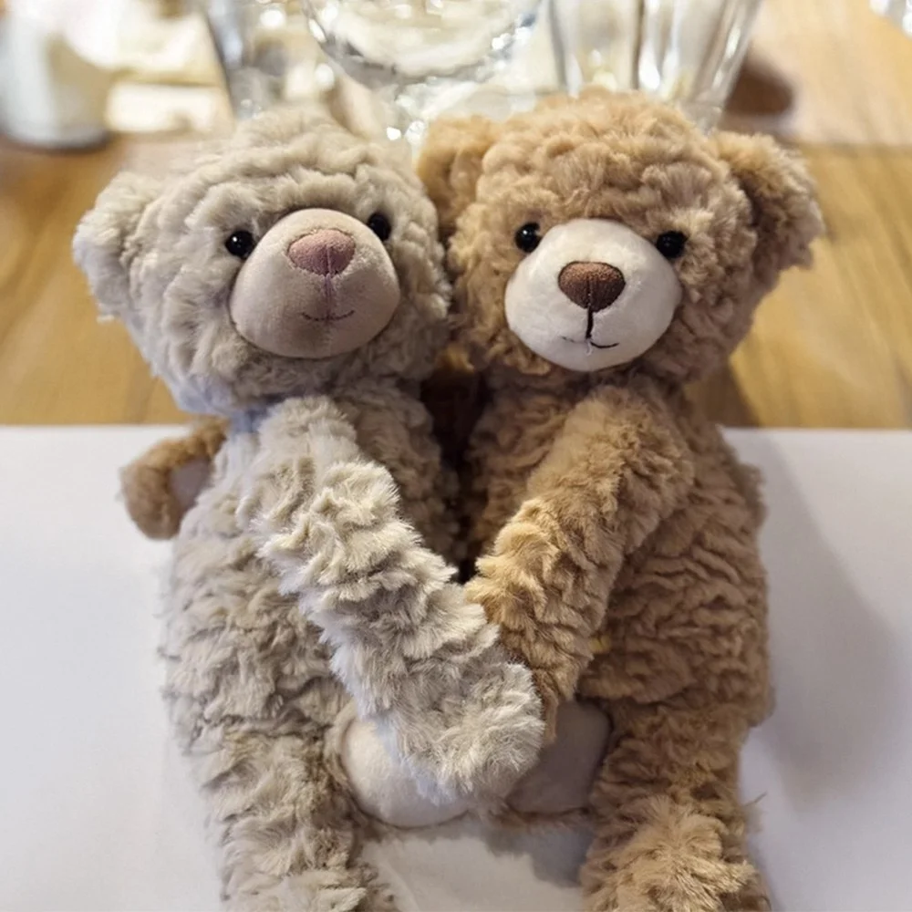(Set of 2) Personalized Lavender Scented Doll with Name, Custom Hugging Bear/Puppy Plush Toy, Valentine's Day/Anniversary Gift for Couple/Lover/Friend