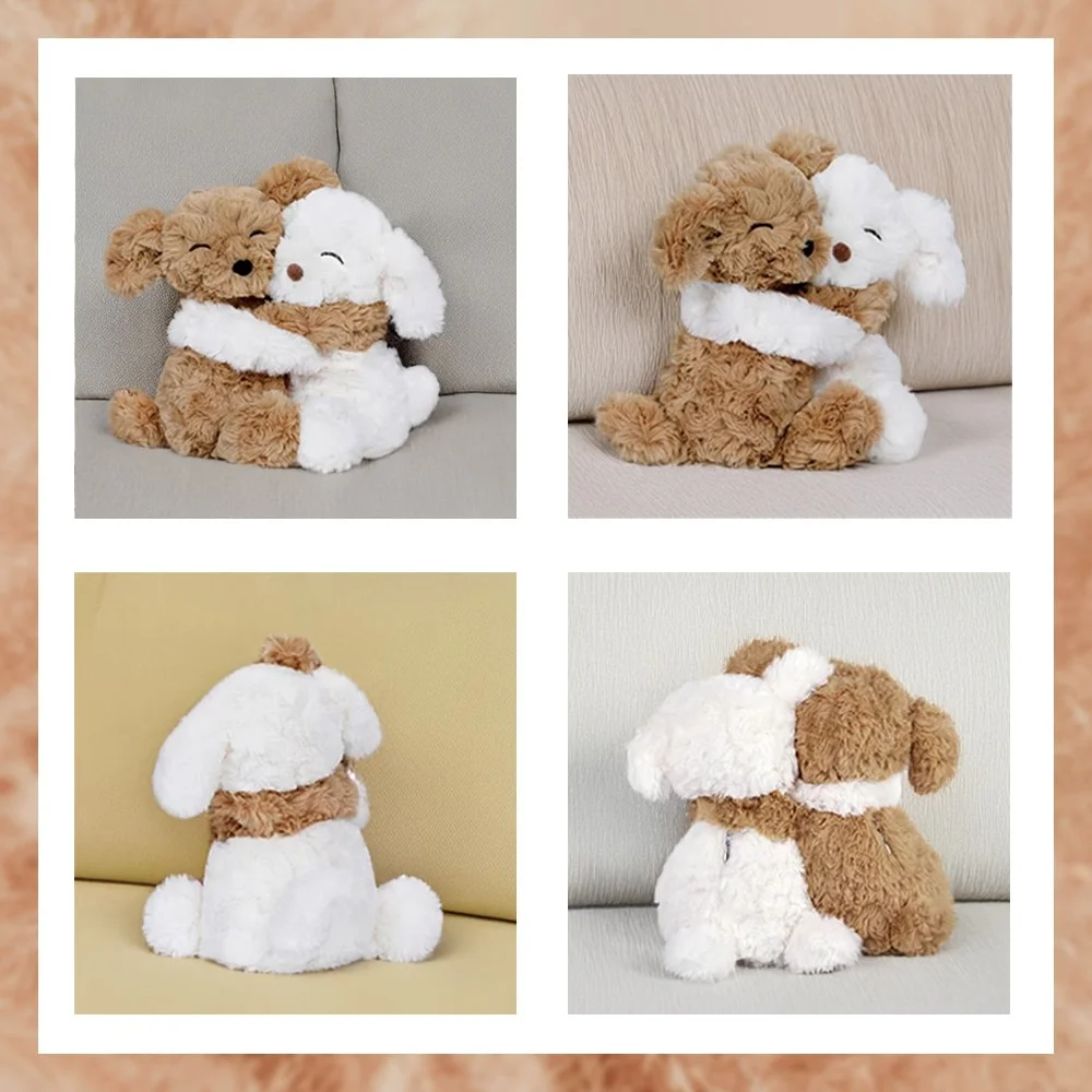 (Set of 2) Personalized Lavender Scented Doll with Name, Custom Hugging Bear/Puppy Plush Toy, Valentine's Day/Anniversary Gift for Couple/Lover/Friend
