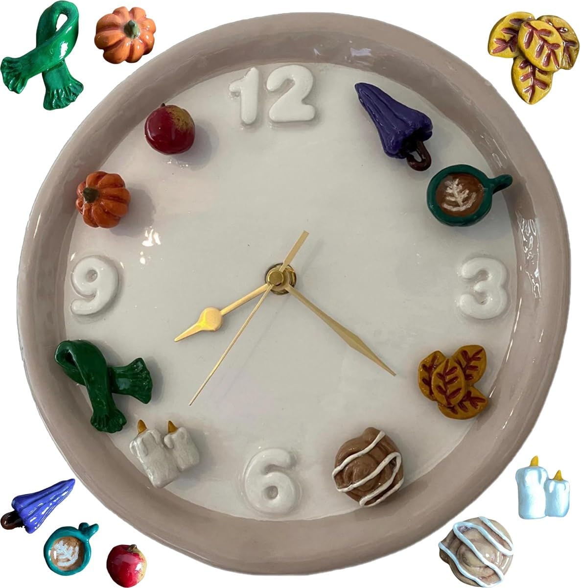 🎄HOT SALE 49% OFF⛄-🕰️Holiday Charm Clock with Seasonal Magnet Charms