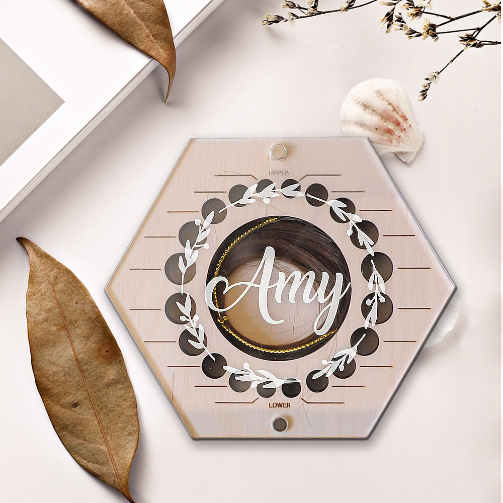 Personalized Teeth Keepsake Box First Haircut Tooth Fairy Box