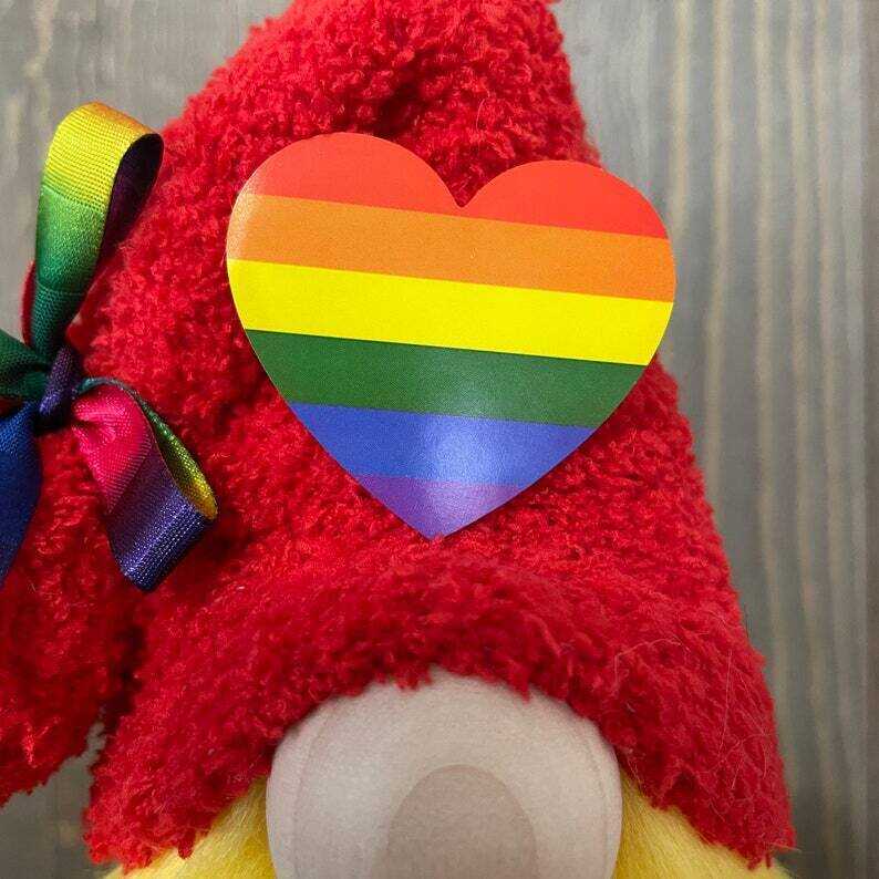 Pride Gnome --Tiered Tray Gnome