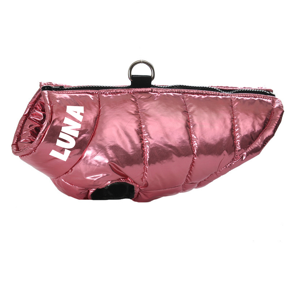 Personalized Pet Winter Warm Windproof Puffer Jacket
