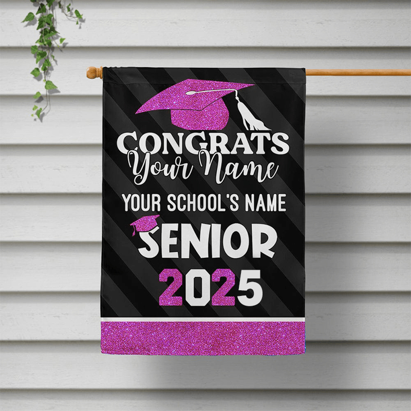Best Gift Idea Graduation Garden Flag, Class of 2025, Senior Gift-no include flagpole