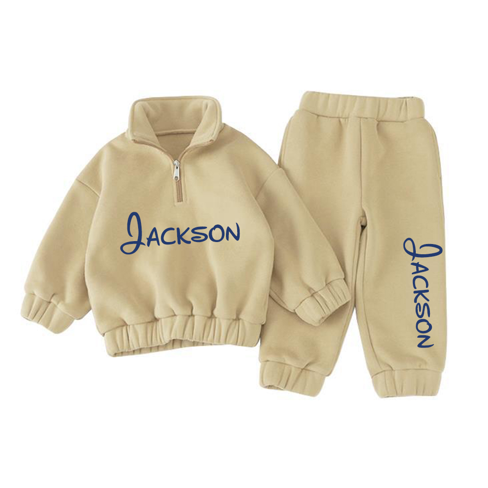Personalized 1/4 Zip Ultra Soft Lounge Set