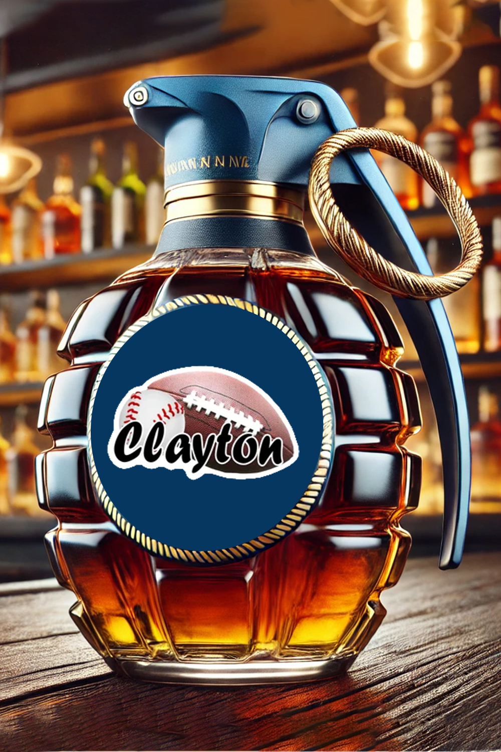 Personalized Whiskey Bottle