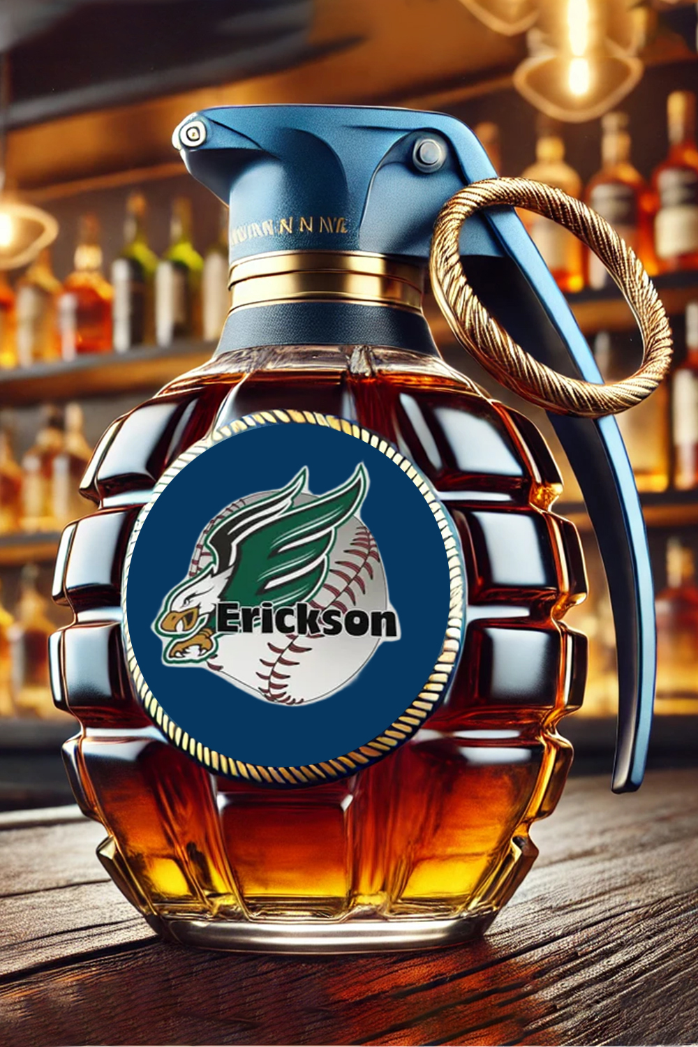 [Copy]Personalized Grenade Whiskey Bottle