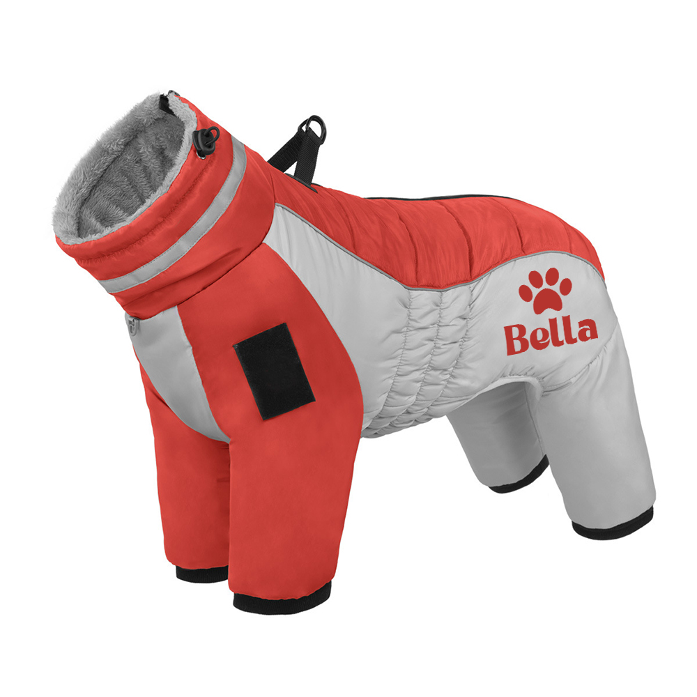 Personalized Pet Winter Warm Windproof Puffer Jacket