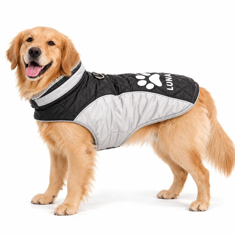 Coat-Personalized Custom Pet Name Winter Warm Coat