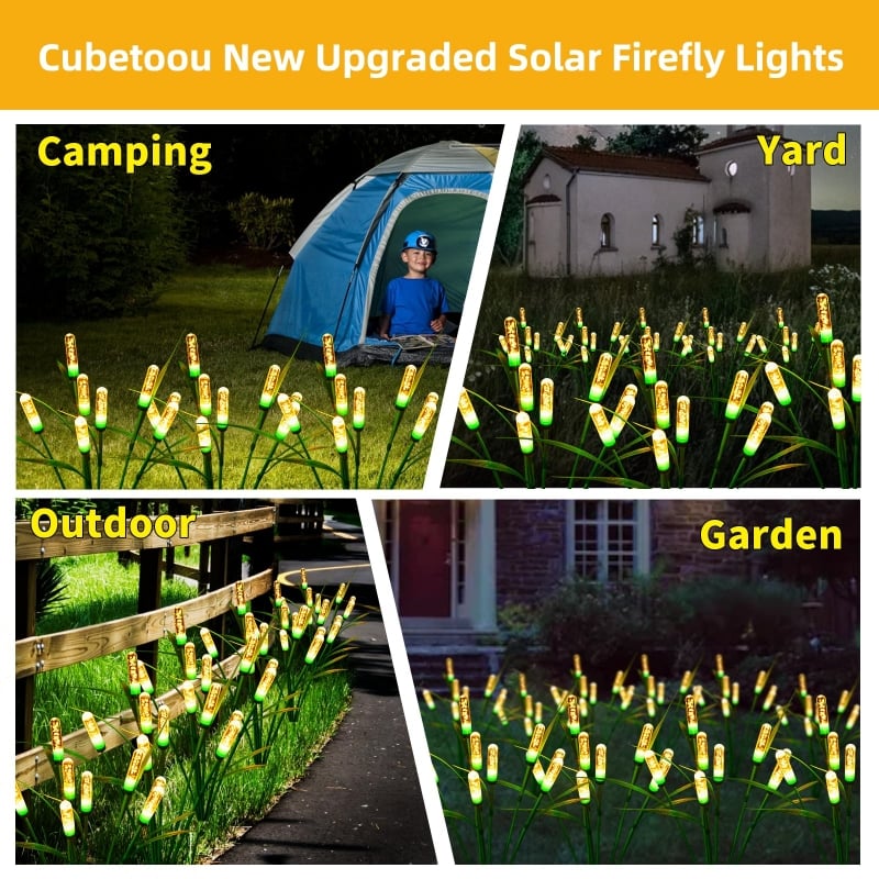 (HOT SALE NOW)-Swaying Solar Garden Lights