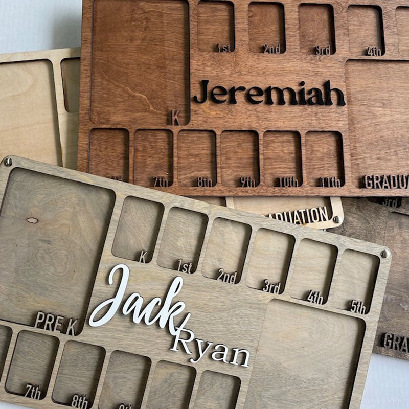 Pre K to Graduation School Picture Frame | Grade School Photo Frame