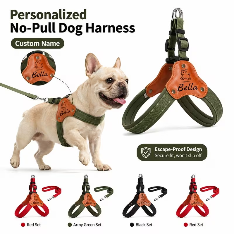 Personalized No-Pull Dog Harness