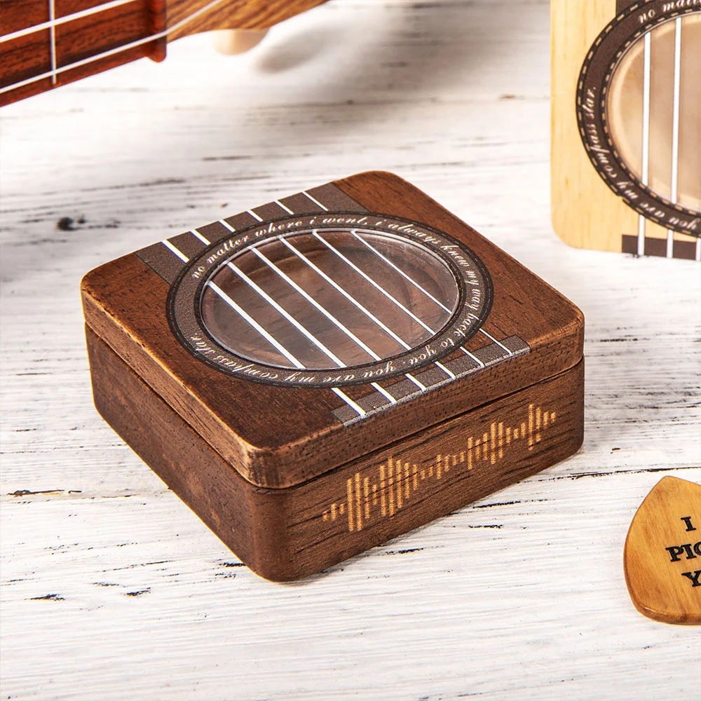 Personalized Resonance Chamber Appearance Guitar Pick Case Gift for Guitar Lover Valentines Day Gifts - CALLIE