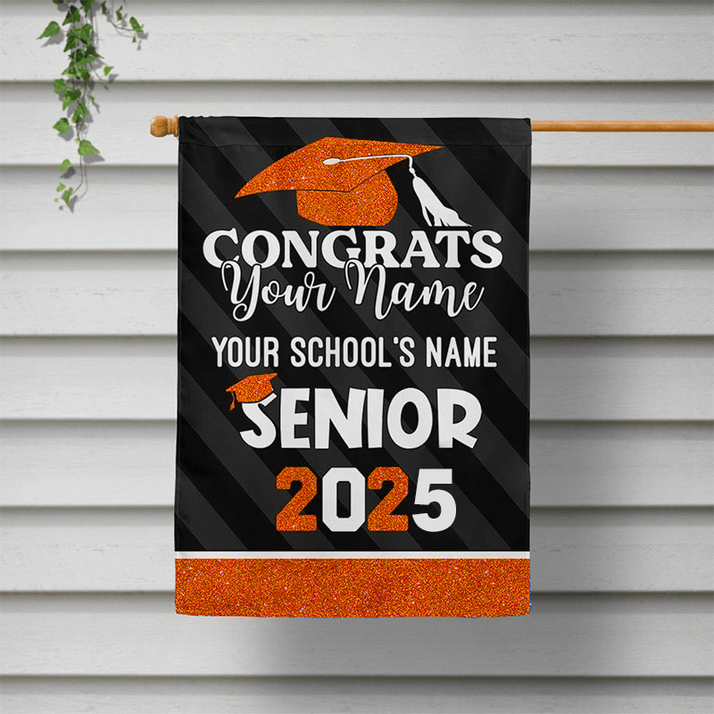 Best Gift Idea Graduation Garden Flag, Class of 2025, Senior Gift-no include flagpole