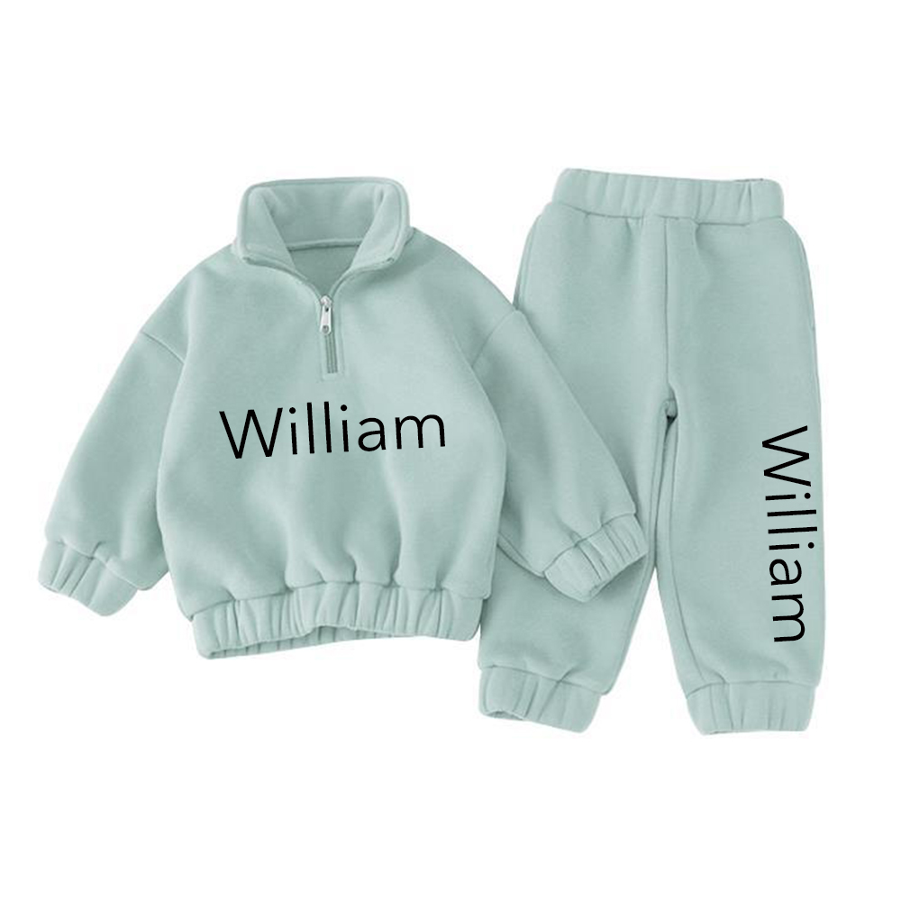 Personalized 1/4 Zip Ultra Soft Lounge Set