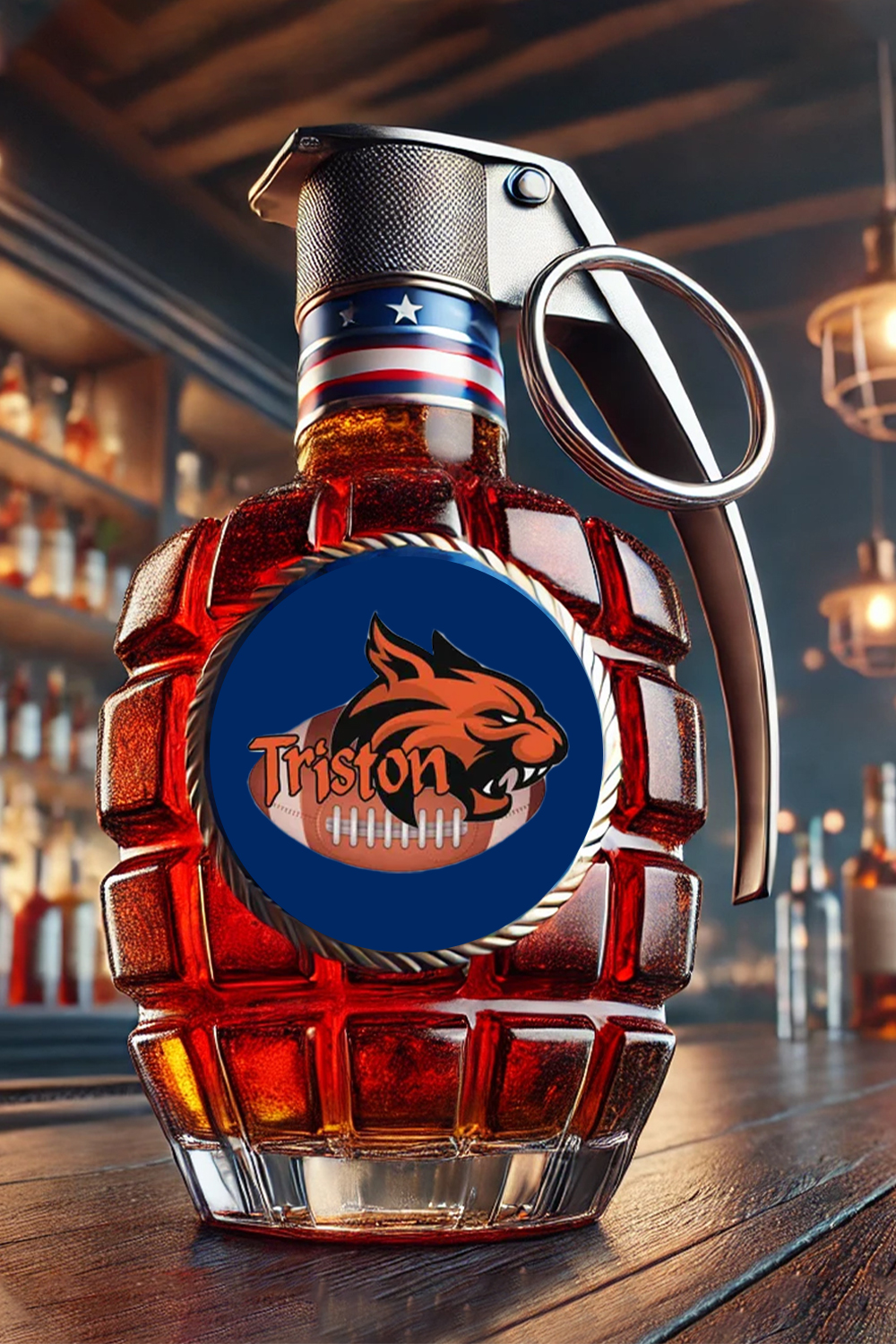 [Copy]Personalized Grenade Whiskey Bottle