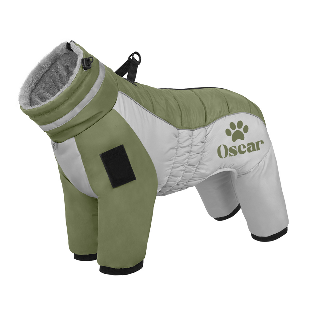 Personalized Pet Winter Warm Windproof Puffer Jacket