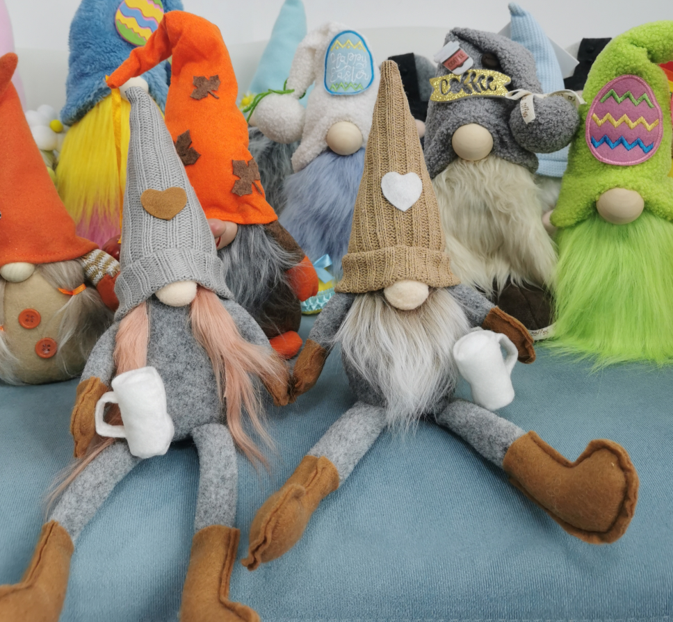 Coffee Bar Decor Gnome -- Tiered Tray Gnome