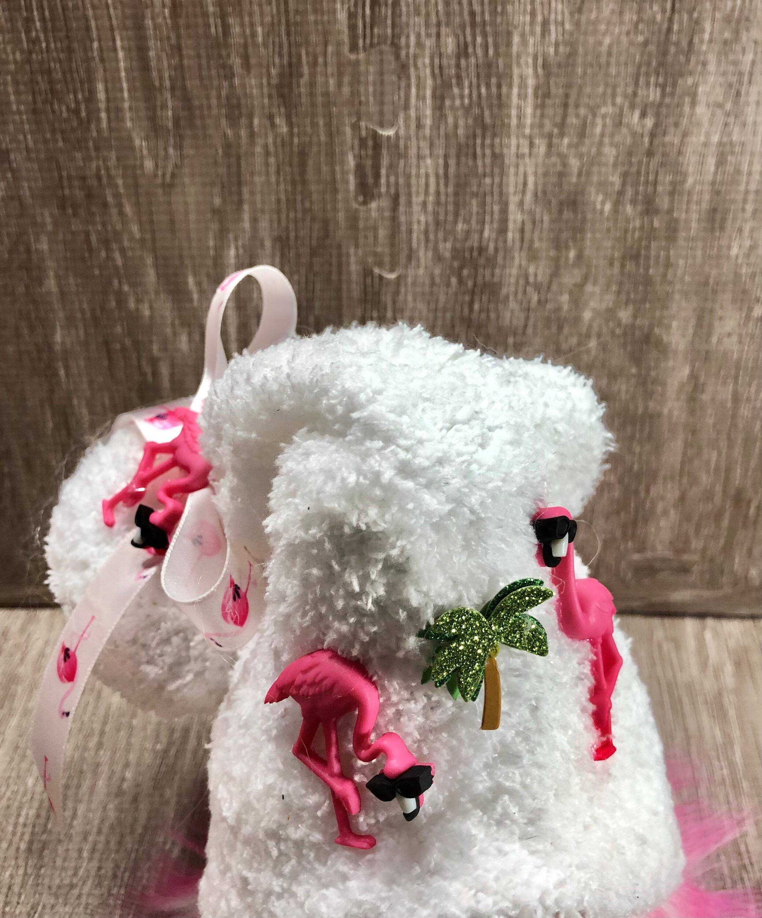 Flamingo Gnome --Tiered Tray Gnome