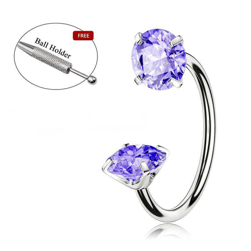 🎄Christmas Special: 48% Off🔥Horseshoe Nose Hoop with Free Ball Holder Tool