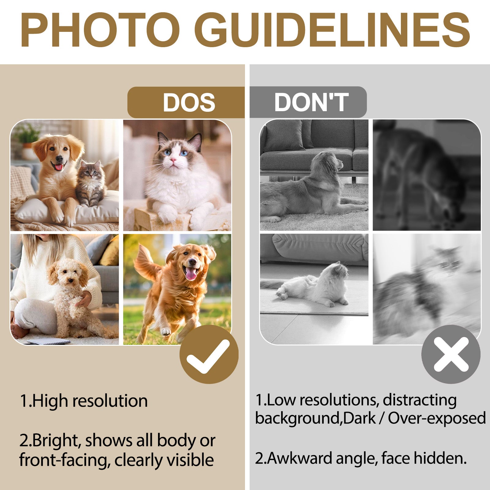 Custom Photo The Saddest Moment - Pet Memorial Heart-shaped Stone Custom - Sympathy Gift For Pet Owners, Pet Lovers