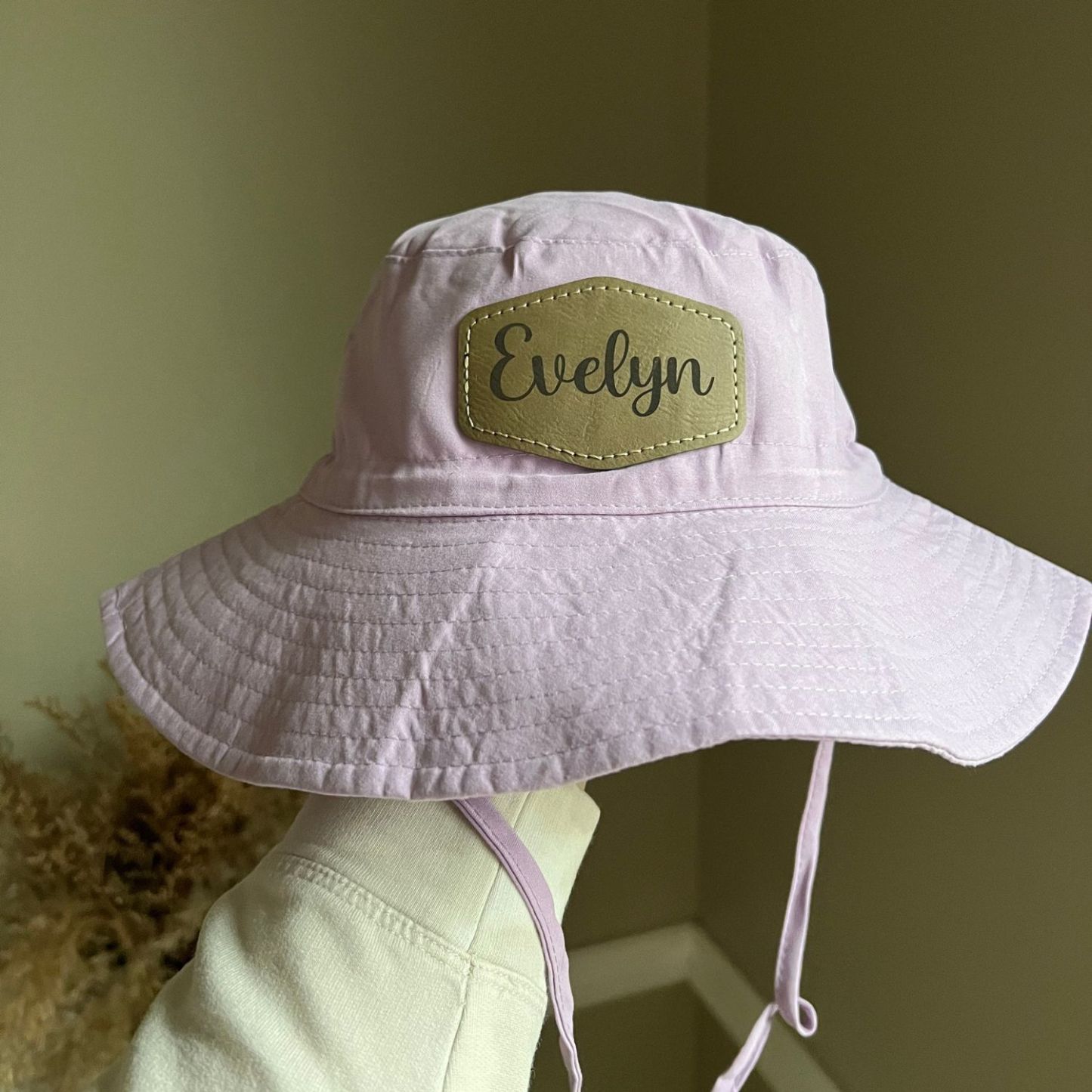 Personalized Leather Patch Bucket Hat for Comfort & Unique | CWBeach4301