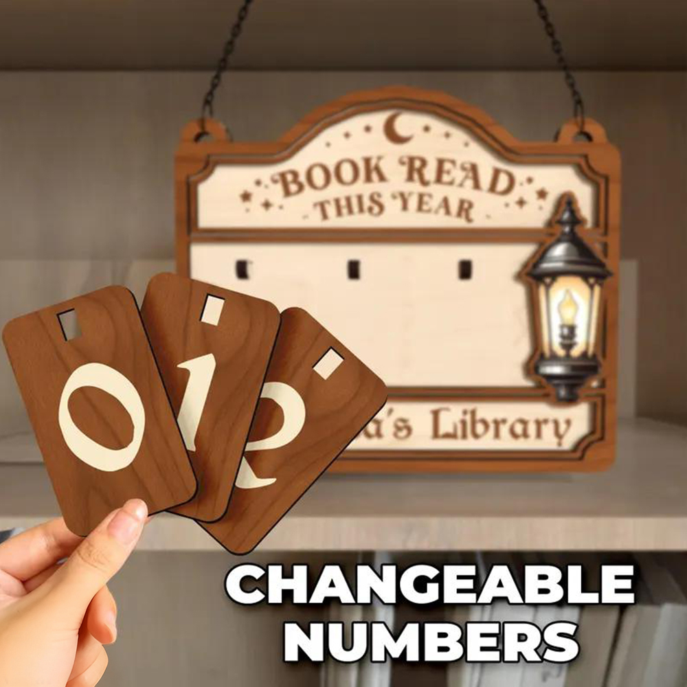 Custom Books Read This Year Counter Book Lovers Gift