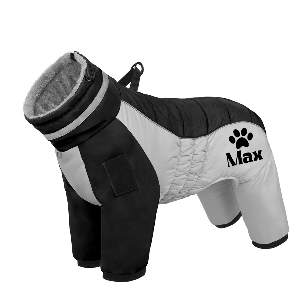 Personalized Pet Winter Warm Windproof Puffer Jacket